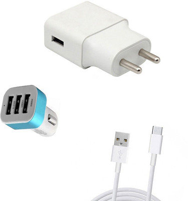 SARVIN Wall Charger Accessory Combo for OPPO R17 Pro(White)
