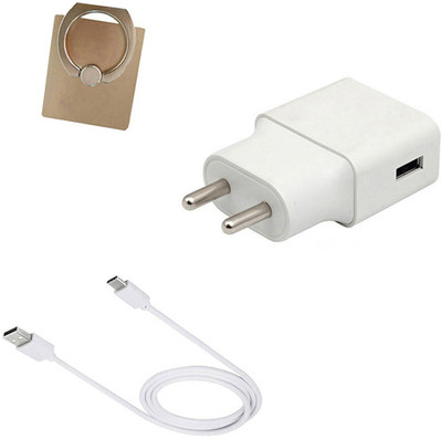 DAKRON Wall Charger Accessory Combo for OPPO R17 Pro(White)