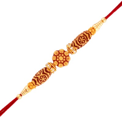 I Jewels Designer R737 Plastic (PVC) Rakhi  Set(Single Rakhi)