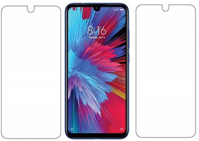 Bodoma Tempered Glass Guard for Mi Redmi 7, Mi Redmi Y3(Pack of 2)