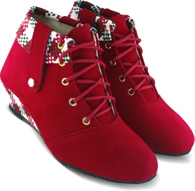 Clover Boots For Women(Red)