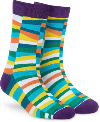 Dynamocks Men & Women Printed Mid-Calf/Crew