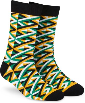 Dynamocks Men & Women Printed Mid-Calf/Crew