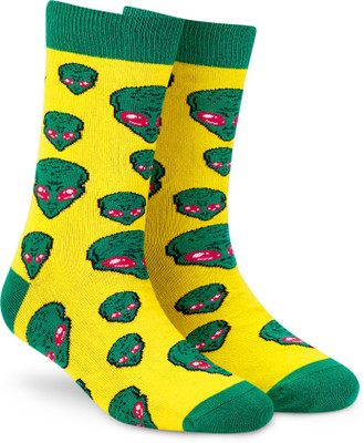 Dynamocks Men & Women Printed Mid-Calf/Crew