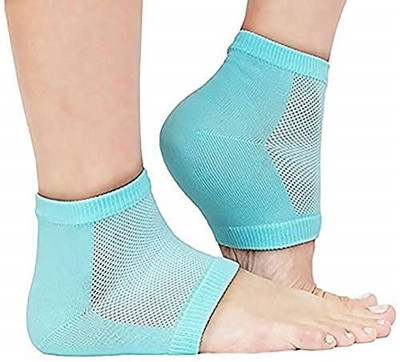 CareHut Heel Pain Relief Silicone Gel Heel Socks Heel Support