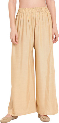 TAG-7 Flared Women Beige Trousers