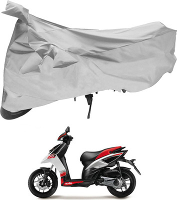dhcreation Two Wheeler Cover for Aprilia(SR 125, Silver)