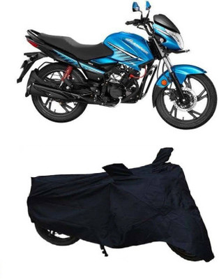 TGP GROUP Waterproof Two Wheeler Cover for Hero(Glamour FI, Black)