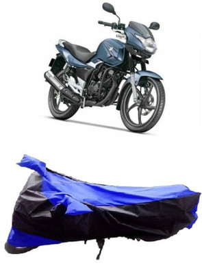 TGP GROUP Waterproof Two Wheeler Cover for Suzuki(GS 150R, Black, Blue)