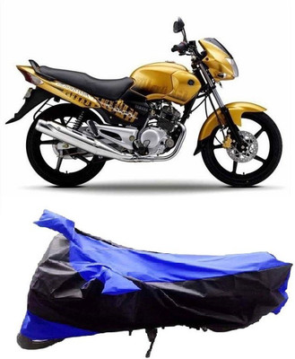 TGP GROUP Waterproof Two Wheeler Cover for Yamaha(Gladiator, Black, Blue)