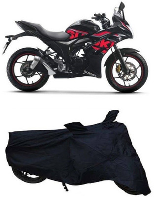 SUZUKI Two Wheeler Cover for Suzuki(Gixxer SF, Black)