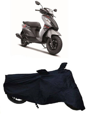 PR Two Wheeler Cover for Suzuki(Let's, Black)
