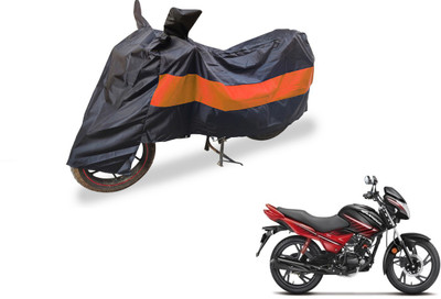 Flipkart SmartBuy Two Wheeler Cover for Hero(Glamour, Black, Orange)