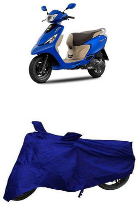 PRTEK Two Wheeler Cover for TVS(Zest, Blue)