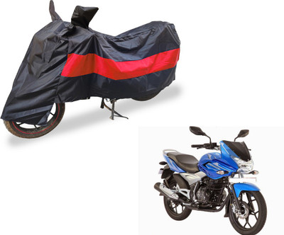 Amanzo Two Wheeler Cover for Bajaj(Discover 150 f, Black, Red)