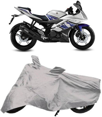 TGP GROUP Waterproof Two Wheeler Cover for Yamaha(YZF R15 S, Silver)