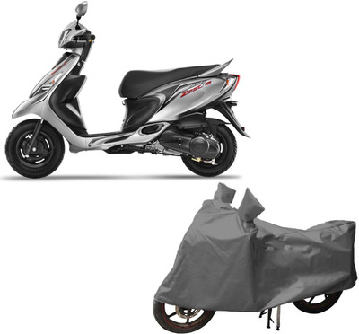 COVERPLANET Two Wheeler Cover for TVS(Zest, Grey)