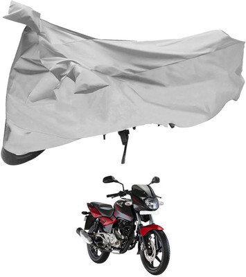 TGP GROUP Waterproof Two Wheeler Cover for Bajaj(Pulsar 180 DTS-i, Silver)