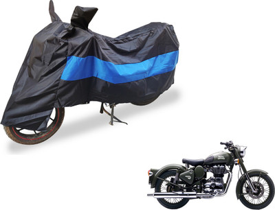 Auto Hub Two Wheeler Cover for Royal Enfield(Battle Green, Black, Blue)