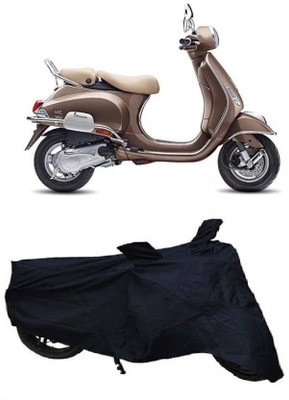 zedaan Waterproof Two Wheeler Cover for Piaggio(Black)