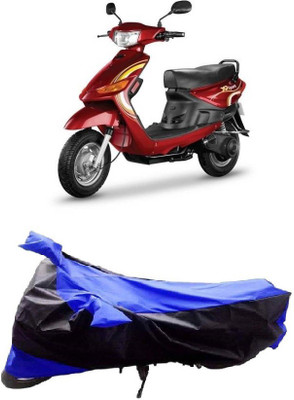 TGP GROUP Waterproof Two Wheeler Cover for Indus(Yo Spark, Black, Blue)
