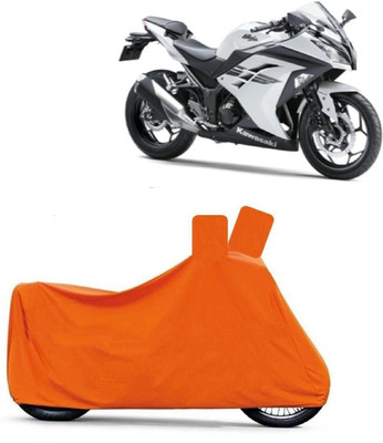 MoTRoX Two Wheeler Cover for Kawasaki(Ninja 300, Orange)