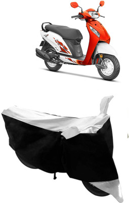 BIKECOVER Two Wheeler Cover for Honda(Activa i, White)