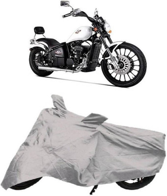 PRTEK Two Wheeler Cover for Triumph(Daytona 350, Silver)