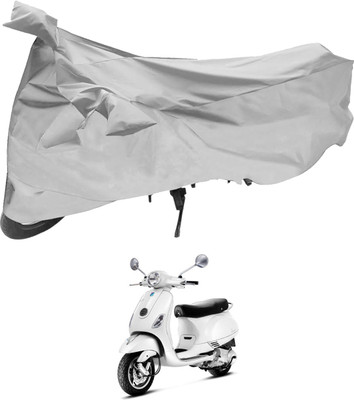 zedaan Waterproof Two Wheeler Cover for Piaggio(Vespa LX, Silver)