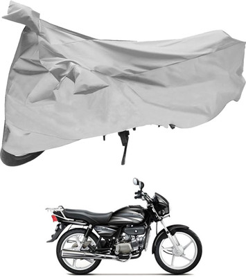 dhcreation Two Wheeler Cover for Hero(Splendor Pro, Silver)