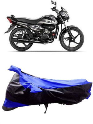 zedaan Waterproof Two Wheeler Cover for Hero(Splendor NXG, Black, Blue)