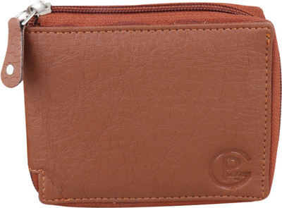 Felice Men Tan Artificial Leather Wallet(3 Card Slots)