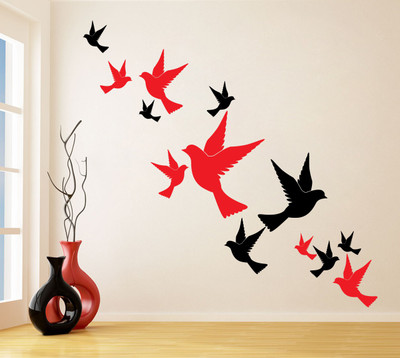 78% OFF on decor kafe Medium Wall Sticker For Bedroom(Pack of 1)