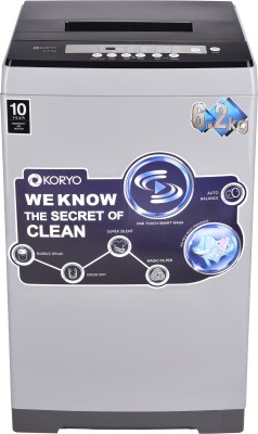 Koryo 6.2 kg Fully Automatic Top Load Washing Machine Grey(KWM6218TL) (Koryo)  Buy Online