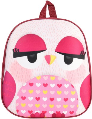 Chinmay Kids 3d Play School Bag For Kids Birds Waterproof School Bag(Pink, 10 L)