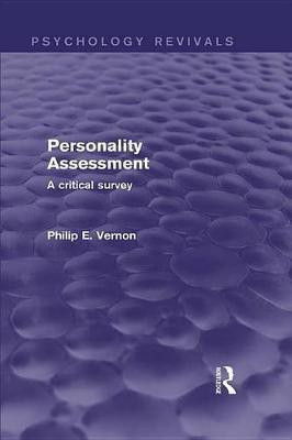 Personality Assessment(English, Electronic book text, Vernon Philip E.)