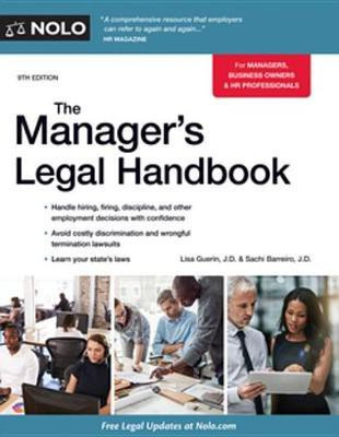 The Manager's Legal Handbook(English, Electronic book text, Guerin Lisa J D)