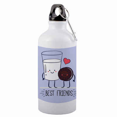 COLOR YARD 600 ml Aluminium Sipper(Pack of 1, White)