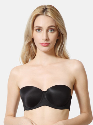 Van Heusen byVan Heusen 6-Way Strapless Bra Women Demi Heavily Padded Bra(Black)