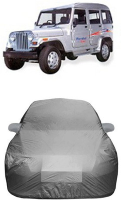AAMANG Car Cover For Mahindra Marshal (With Mirror Pockets)(Grey)