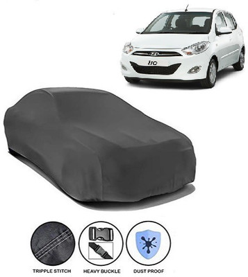 MOTORMART Car Cover For Hyundai i10 (Without Mirror Pockets)(Grey)
