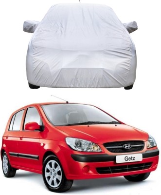 AutoRetail Car Cover For Hyundai Getz (With Mirror Pockets)(Silver)