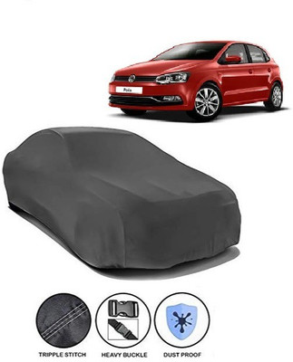 MOTORMART Car Cover For Volkswagen Polo (Without Mirror Pockets)(Grey)