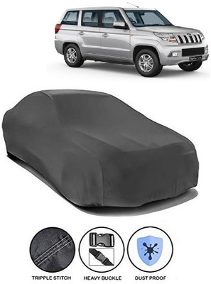 MOTORMART Car Cover For Mahindra TUV300 (Without Mirror Pockets)(Grey)