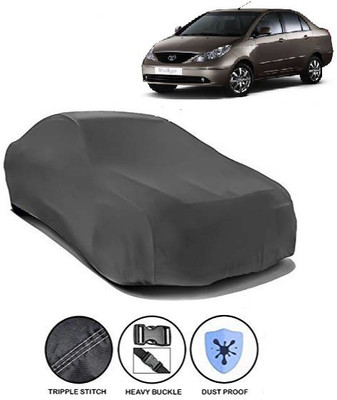 MOTORMART Car Cover For Tata Indigo CS (Without Mirror Pockets)(Grey)