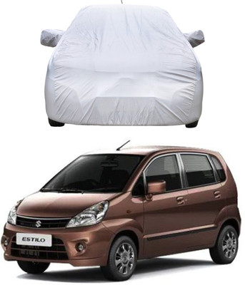 HMS Car Cover For Maruti Suzuki Zen Estilo (With Mirror Pockets)(Silver, For 2015, 2016, 2017, 2018 Models)