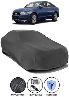 MOTORMART Car Cover For Audi A6 (Without Mirror Pockets)(Grey)