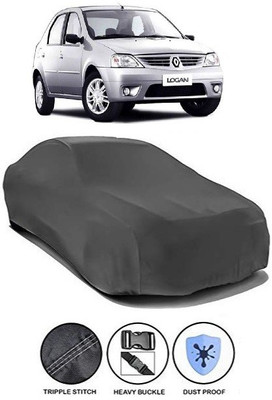 MOTORMART Car Cover For Mahindra Logan (Without Mirror Pockets)(Grey)