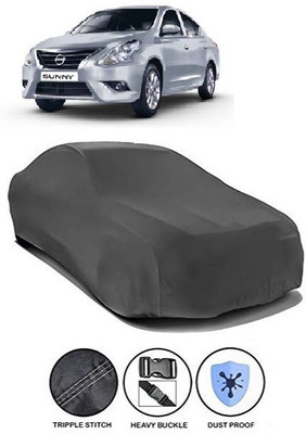MOTORMART Car Cover For Nissan Sunny (Without Mirror Pockets)(Grey)
