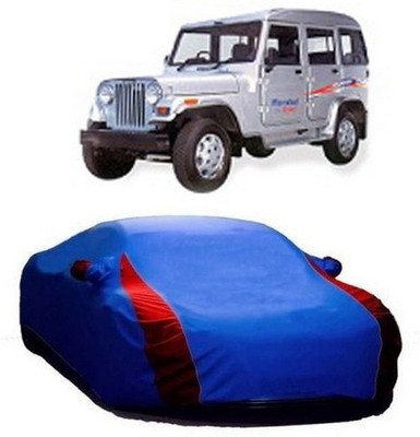 AASDEE Car Cover For Mahindra Marshal (With Mirror Pockets)(Blue)